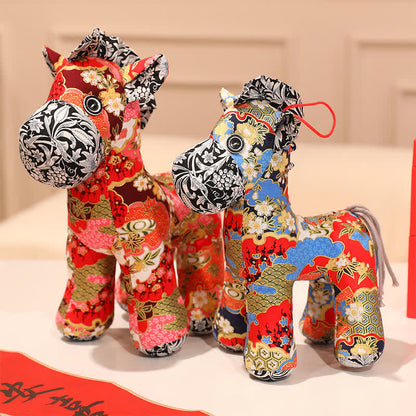 Ownkoti Vibrant Oriental Style Horse Toy Decoration - image 6