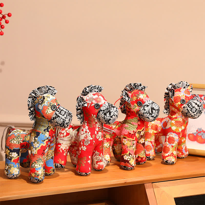 Ownkoti Vibrant Oriental Style Horse Toy Decoration - image 2