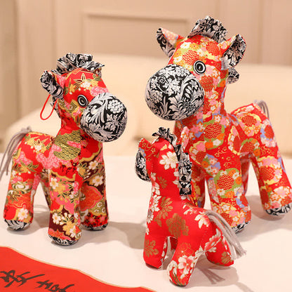 Ownkoti Vibrant Oriental Style Horse Toy Decoration - image 3