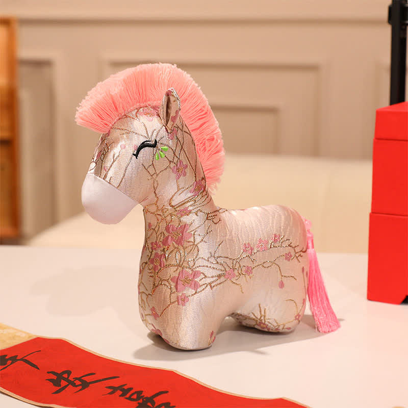 Ownkoti Chinese Zodiac Stuffed Horse Home Decor - Pink - 2PCS - 8"H - image 9