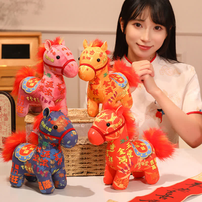 Ownkoti Lucky Zodiac Horse Plush Stuffed Animal - image 2