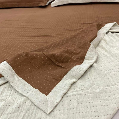 Ownkoti Minimal Dot Cotton Double Gauze Bedspread - image 2