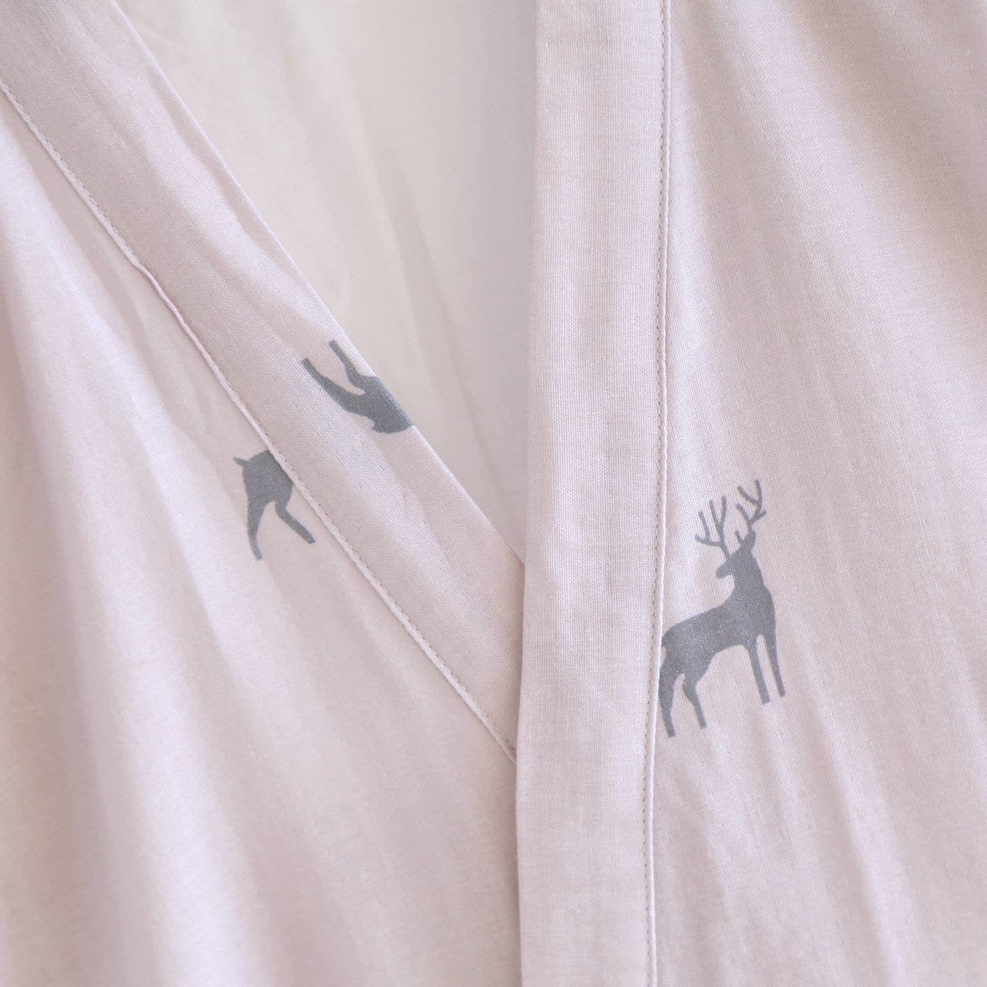 Ownkoti Deer Kimono Cotton Gauze Loungewear Set - image 4