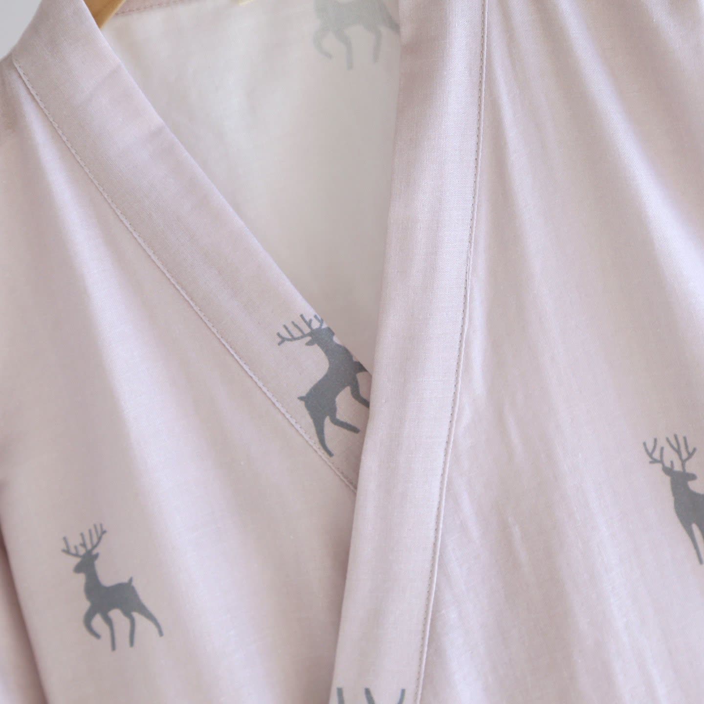 Ownkoti Couple Deer Cotton Gauze Kimono Bathrobe - image 5