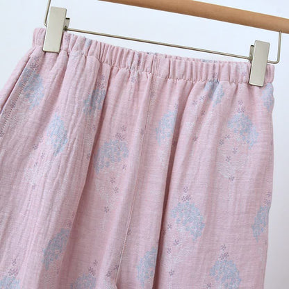 Ownkoti Muted Floral Vintage Cotton Pajama Set - image 8