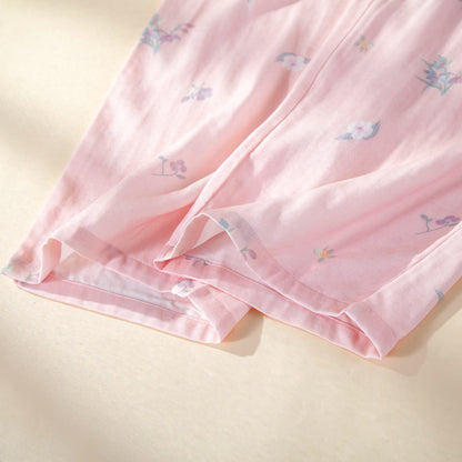 Ownkoti Country Floral Contrast Trim Pajama Set - image 10