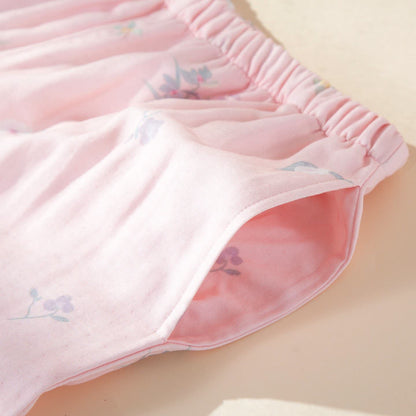 Ownkoti Country Floral Contrast Trim Pajama Set - image 9