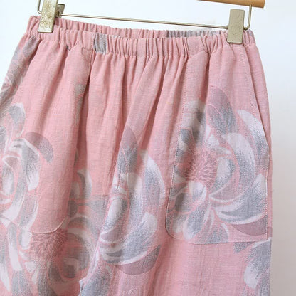 Ownkoti Peony Mandarin Collar Cotton Pajama Set - image 7