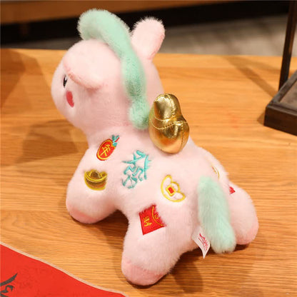 Ownkoti Pink Lucky Horse Plush Toy Decoration - image 14