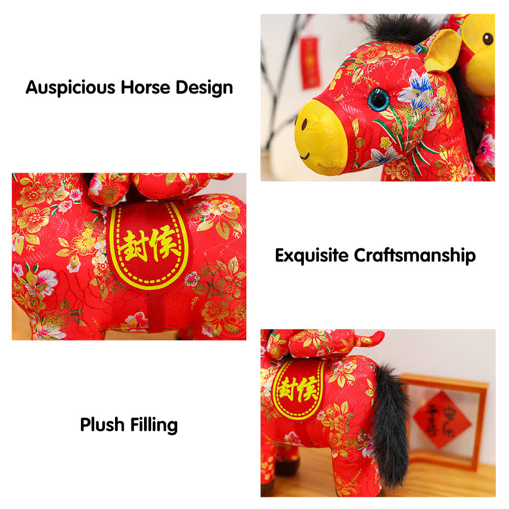 Ownkoti Chinese Zodiac Horse Traditional Plush Toy - image 10