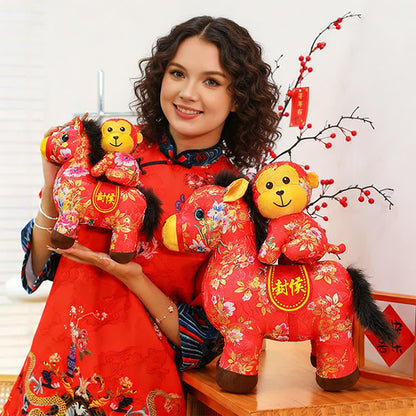 Ownkoti Chinese Zodiac Horse Traditional Plush Toy - image 2