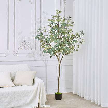 Ownkoti Faux Eucalyptus Tree in Pot with Realistic Leaves - image 14