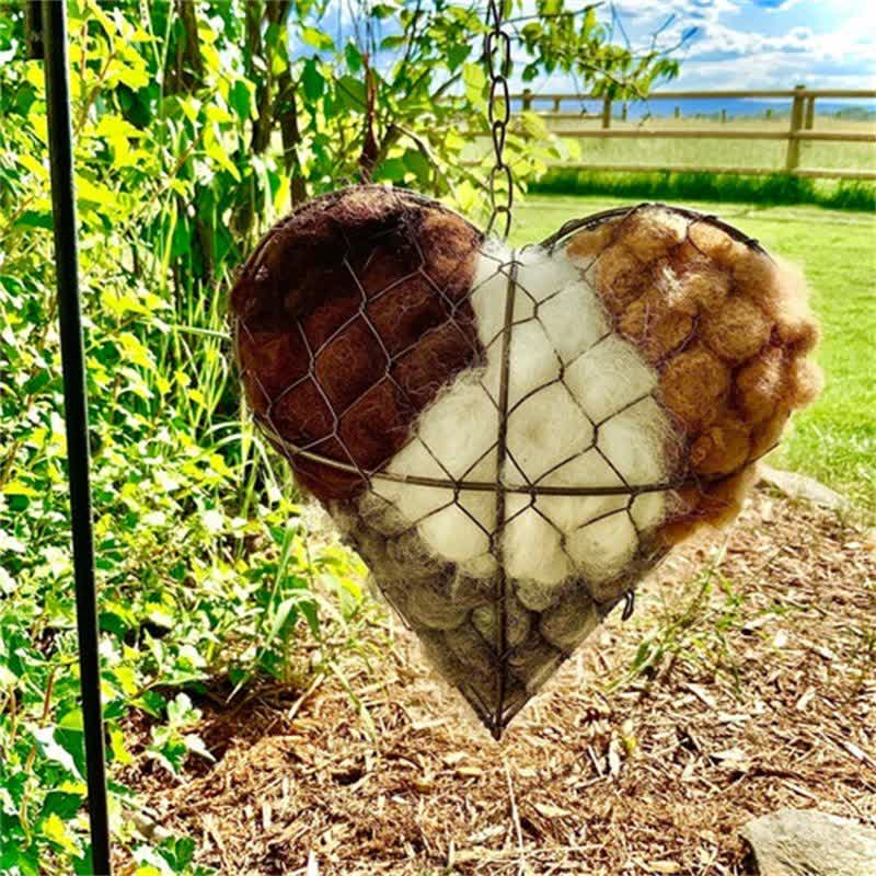 Ownkoti Handmade Bird Nesting Heart Hanging Ornament - image 1