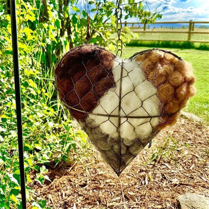 Ownkoti Handmade Bird Nesting Heart Hanging Ornament - image 1