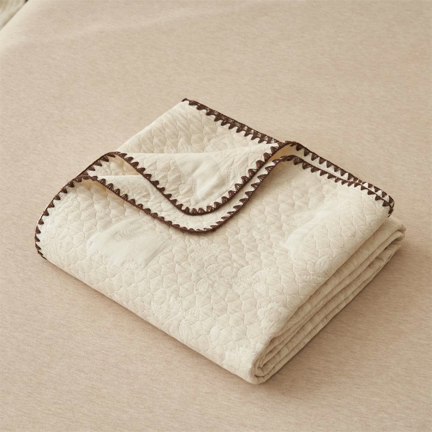 Ownkoti Textured Rabbit Cotton Linen Quilt - image 3