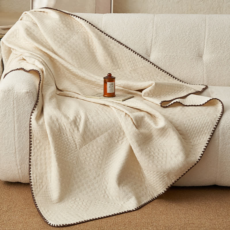 Ownkoti Textured Waffle Cotton Linen Quilt - image 4