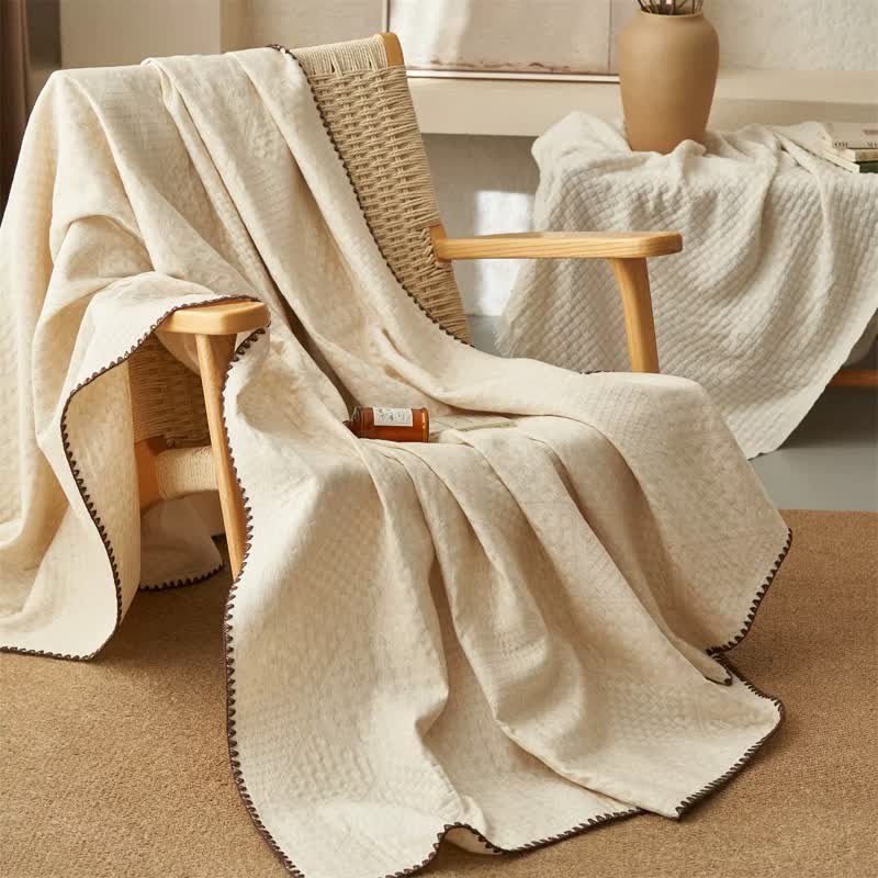 Ownkoti Textured Waffle Cotton Linen Quilt - image 5