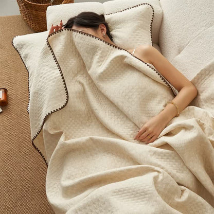 Ownkoti Textured Waffle Cotton Linen Quilt - image 1