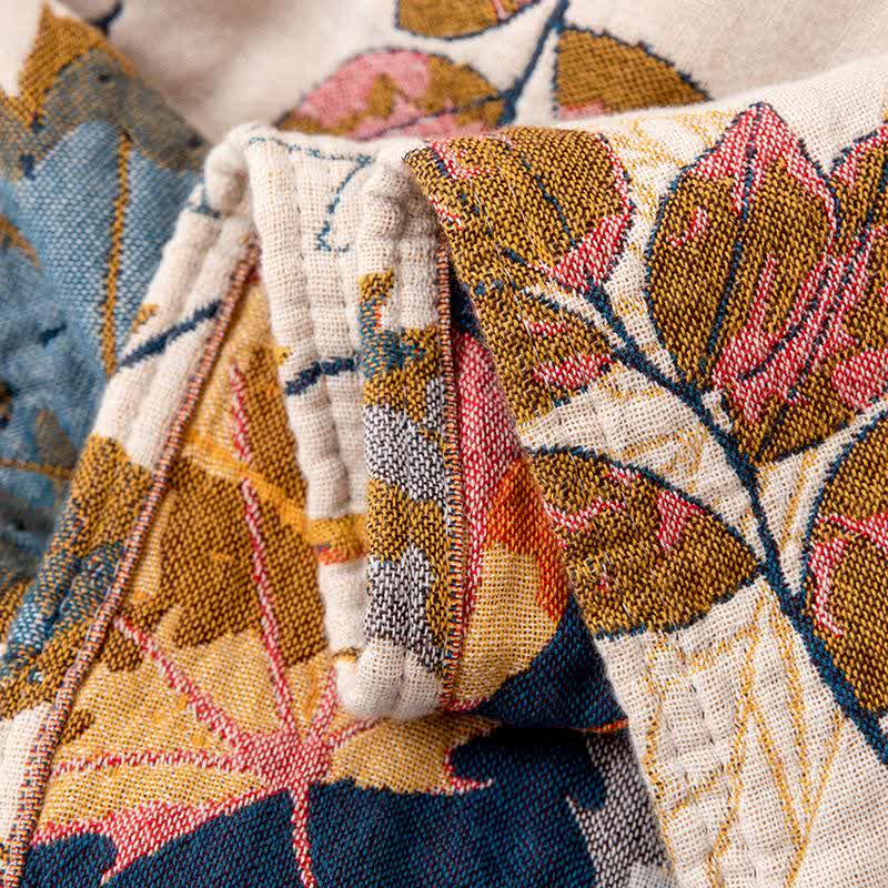 Ownkoti Reversible Maple Leaf Cotton Gauze Blanket - image 5