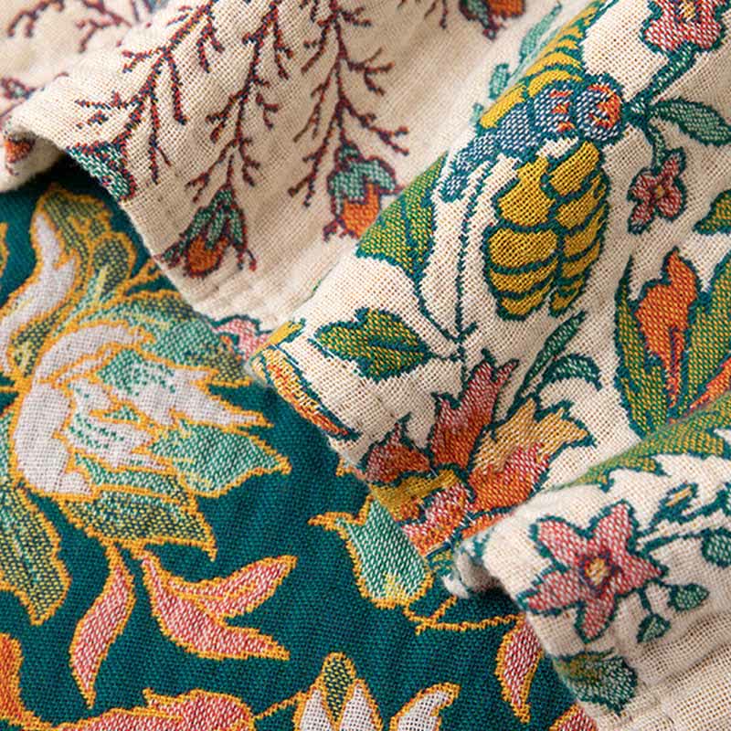 Ownkoti Reversible Paisley & Floral Cotton Gauze Blanket - image 6