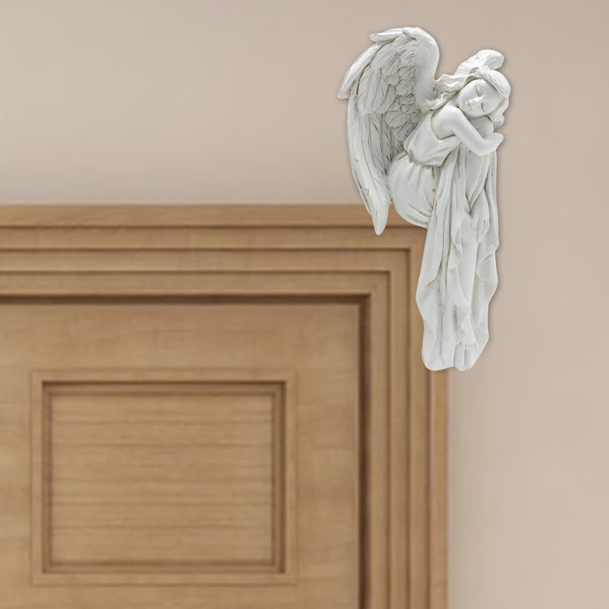 Ownkoti Sleeping Angel Door Frame Corner Decor - Right Angel - 2PCS - 1.45"W x 3.15"L x 6.30"H - image 9