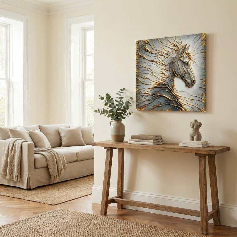 Ownkoti Horse 3D Effect Decorative Wall Art - image 3