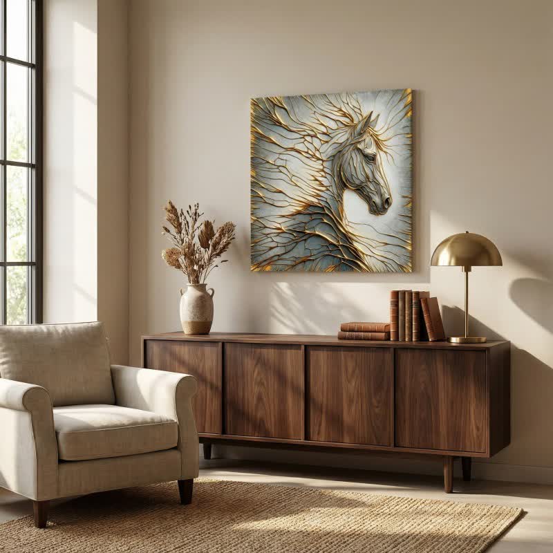Ownkoti Horse 3D Effect Decorative Wall Art - image 2