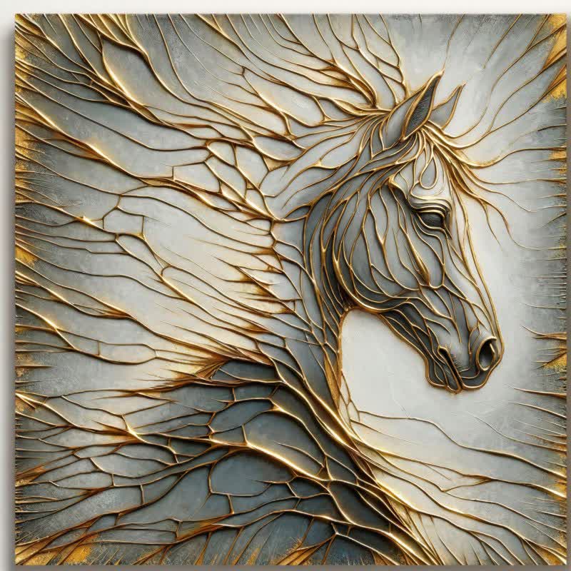 Ownkoti Horse 3D Effect Decorative Wall Art - image 1
