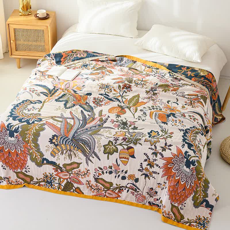 Ownkoti Dreamy Rainforest Cotton Gauze Reversible Quilt - image 2