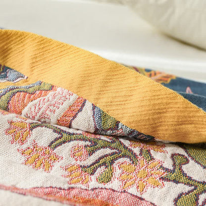 Ownkoti Dreamy Rainforest Cotton Gauze Reversible Quilt - image 4