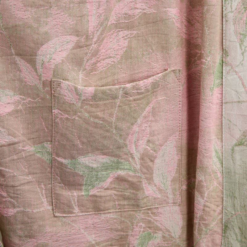 Ownkoti Natural Leaf Cotton Gauze Kimono Robe - image 25