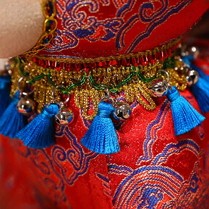 Ownkoti Brocade Chinoiserie Artistic Horse Plushie - image 11