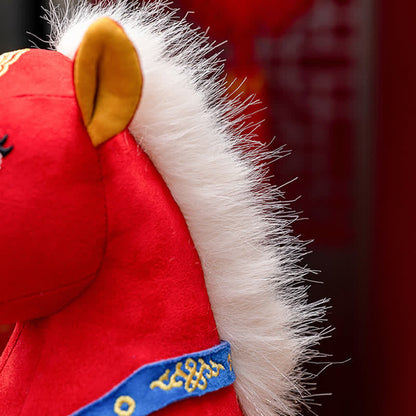 Ownkoti Red & Gold Majestic Horse Mascot Plush - image 10