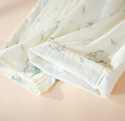 Ownkoti Bellflower Floral Cotton Gauze Pajama Set - image 9