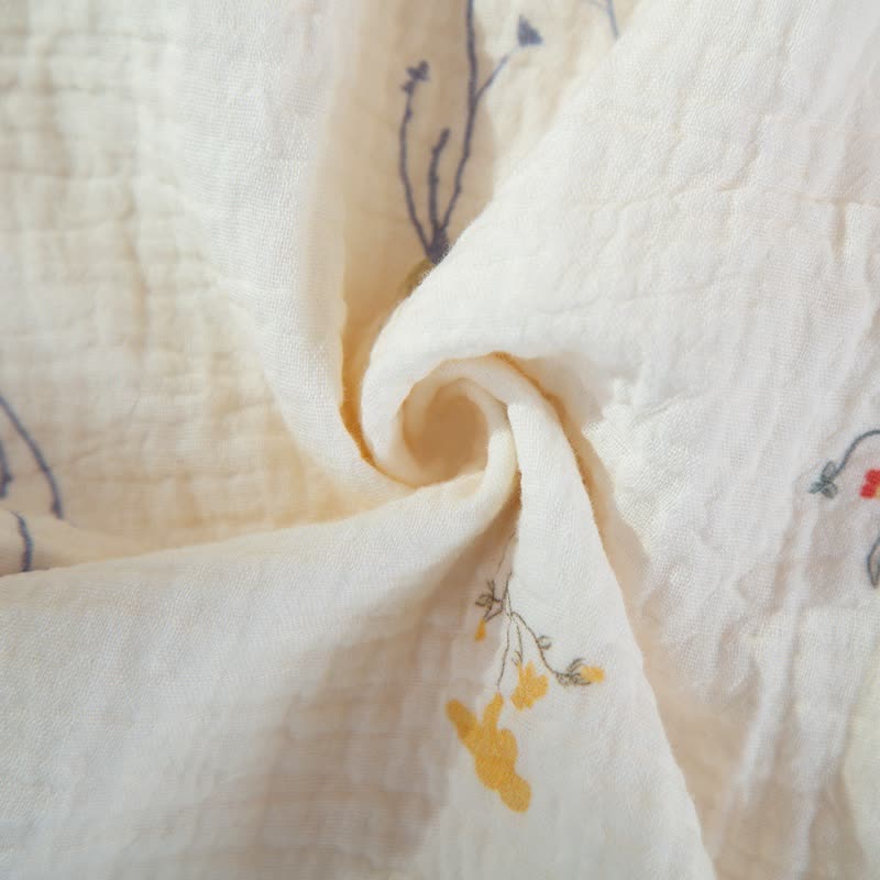 Ownkoti Country Floral Cotton Gauze Pajama Set - image 10