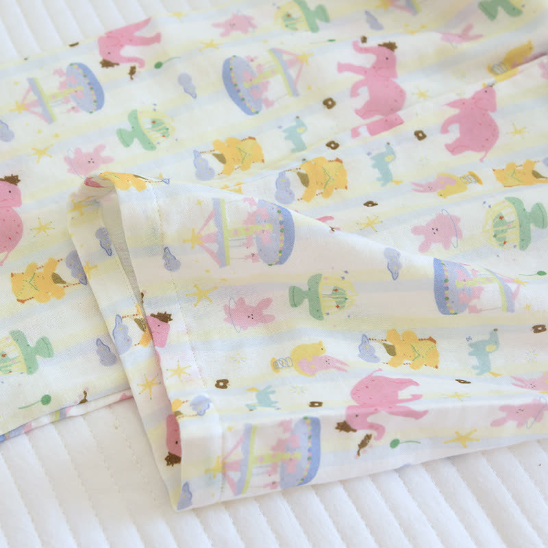 Ownkoti Elephant Playground Cotton Gauze Pajama Set - image 11