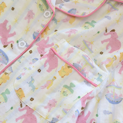 Ownkoti Elephant Playground Cotton Gauze Pajama Set - image 8