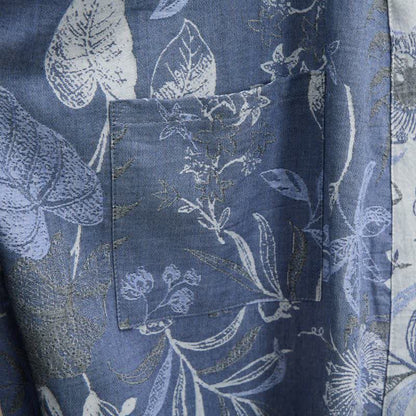 Ownkoti Pastoral Leaf Cotton Gauze Kimono Robe - image 5