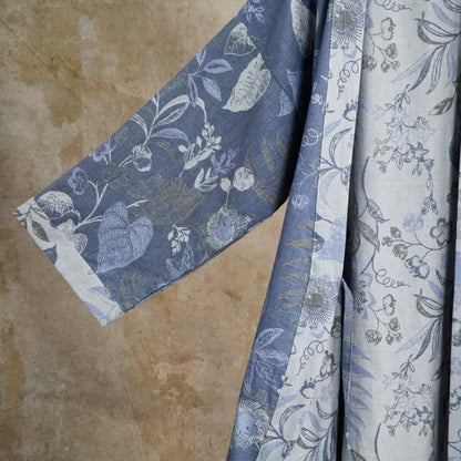 Ownkoti Pastoral Leaf Cotton Gauze Kimono Robe - image 3