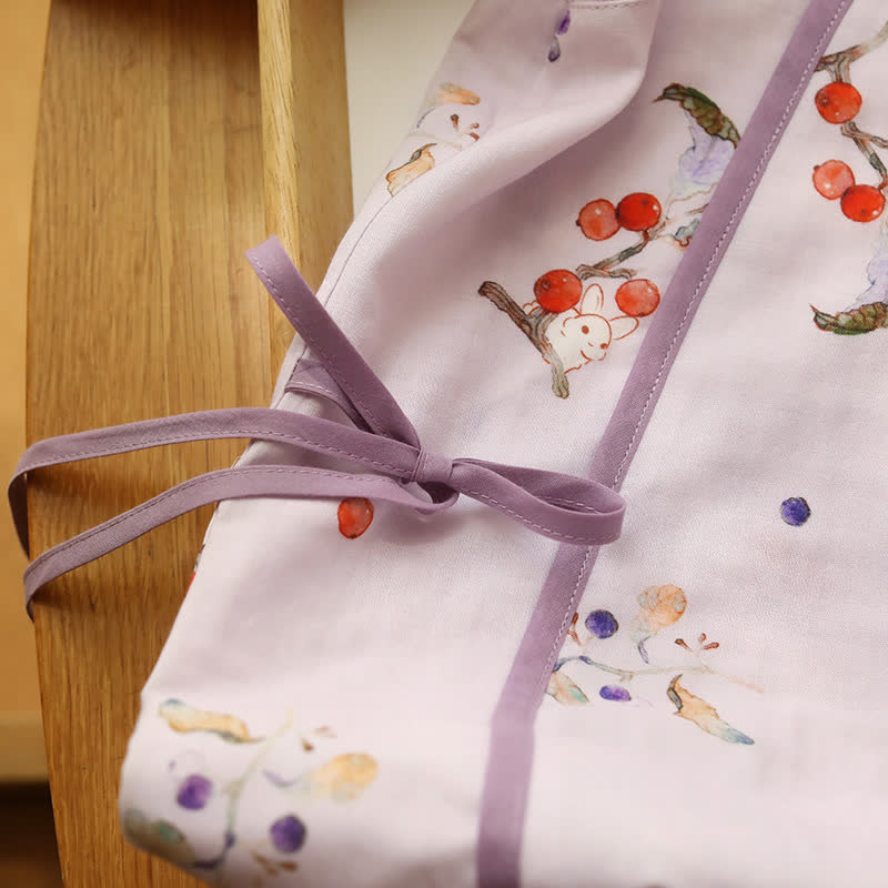 Ownkoti Rabbit & Berry Cotton Gauze Nightdress - image 5