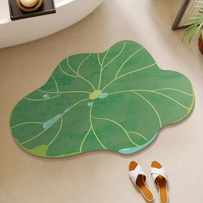 Ownkoti Rustic Water Drop Lotus Leaf Mat - image 1