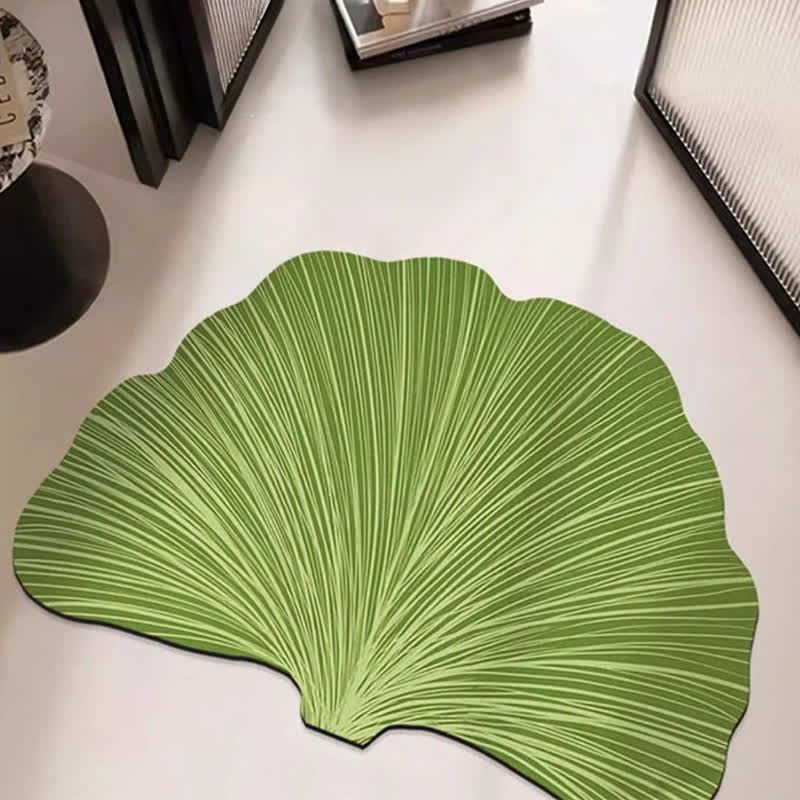 Ownkoti Botanical Ginkgo Leaf Anti-slip Bath Mat - image 2