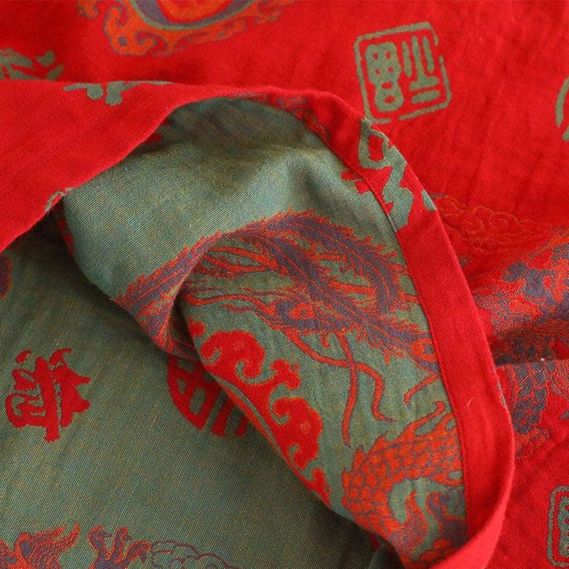 Ownkoti Auspicious Mandarin Collar Cotton Pajama Set - image 6