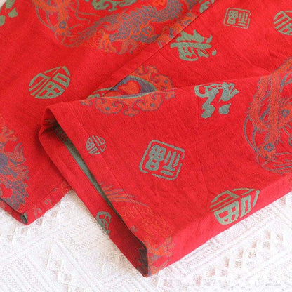 Ownkoti Auspicious Mandarin Collar Cotton Pajama Set - image 5