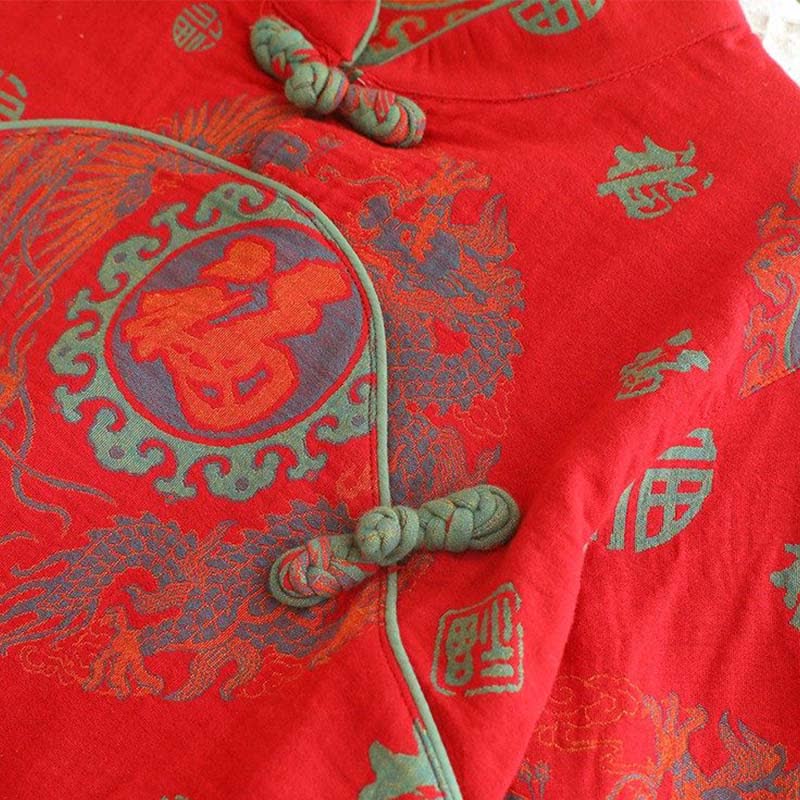 Ownkoti Auspicious Mandarin Collar Cotton Pajama Set - image 4