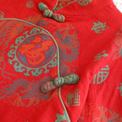 Ownkoti Auspicious Mandarin Collar Cotton Pajama Set - image 4