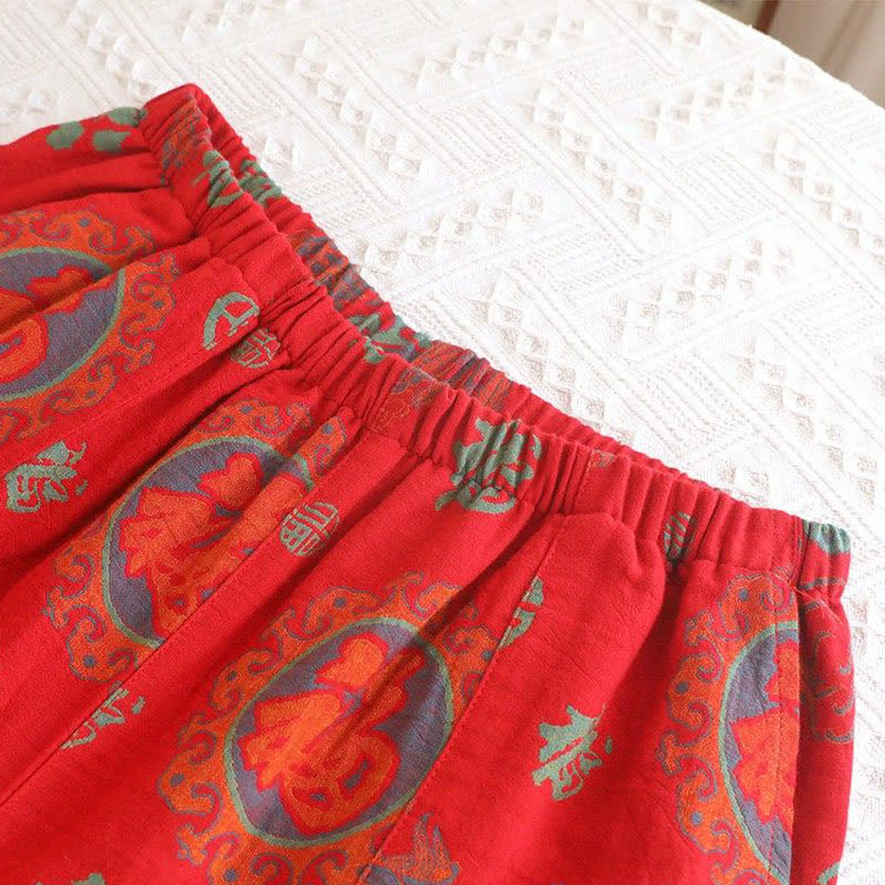 Ownkoti Auspicious Mandarin Collar Cotton Pajama Set - image 7