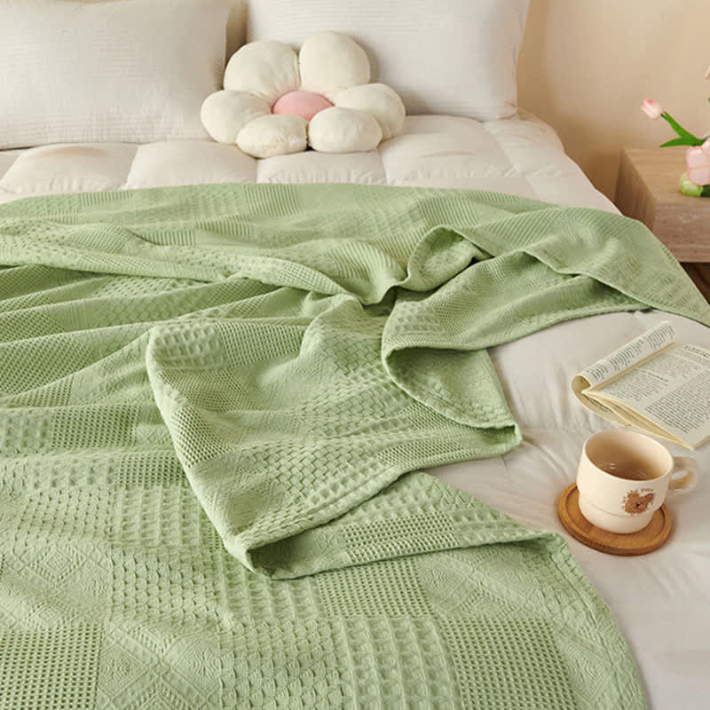 Ownkoti Solid Subtle Textured Cotton Quilt - image 8