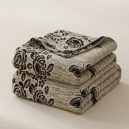 Ownkoti Cottage Floral Butterfly Pure Cotton Quilt - image 1