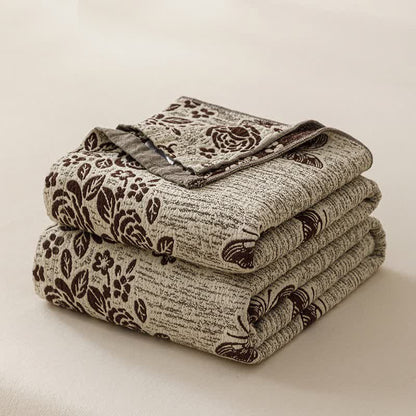 Ownkoti Cottage Floral Butterfly Pure Cotton Quilt - image 3